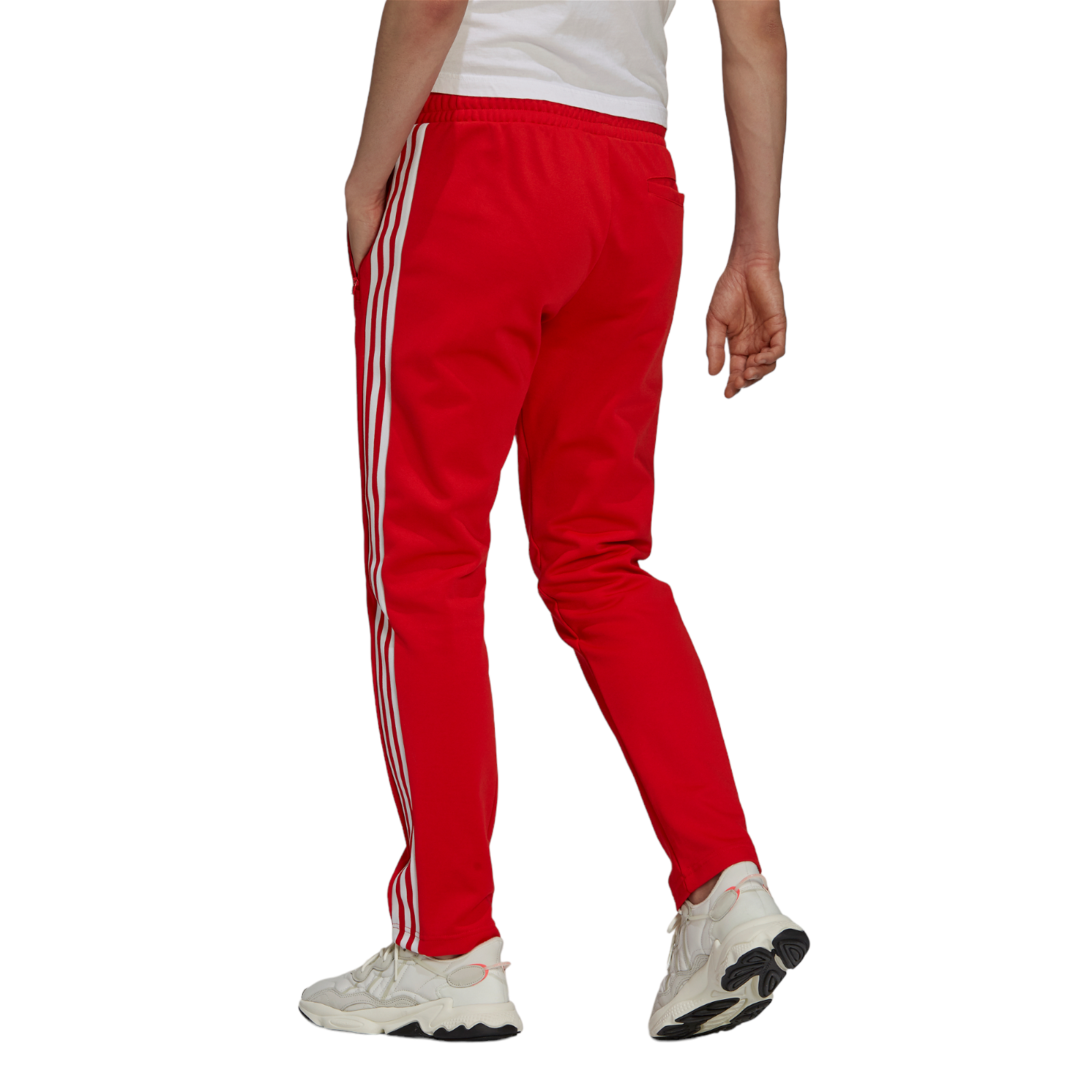 adidas Originals Beckenbauer Track Pants - Red - ViaductClothing -  -  