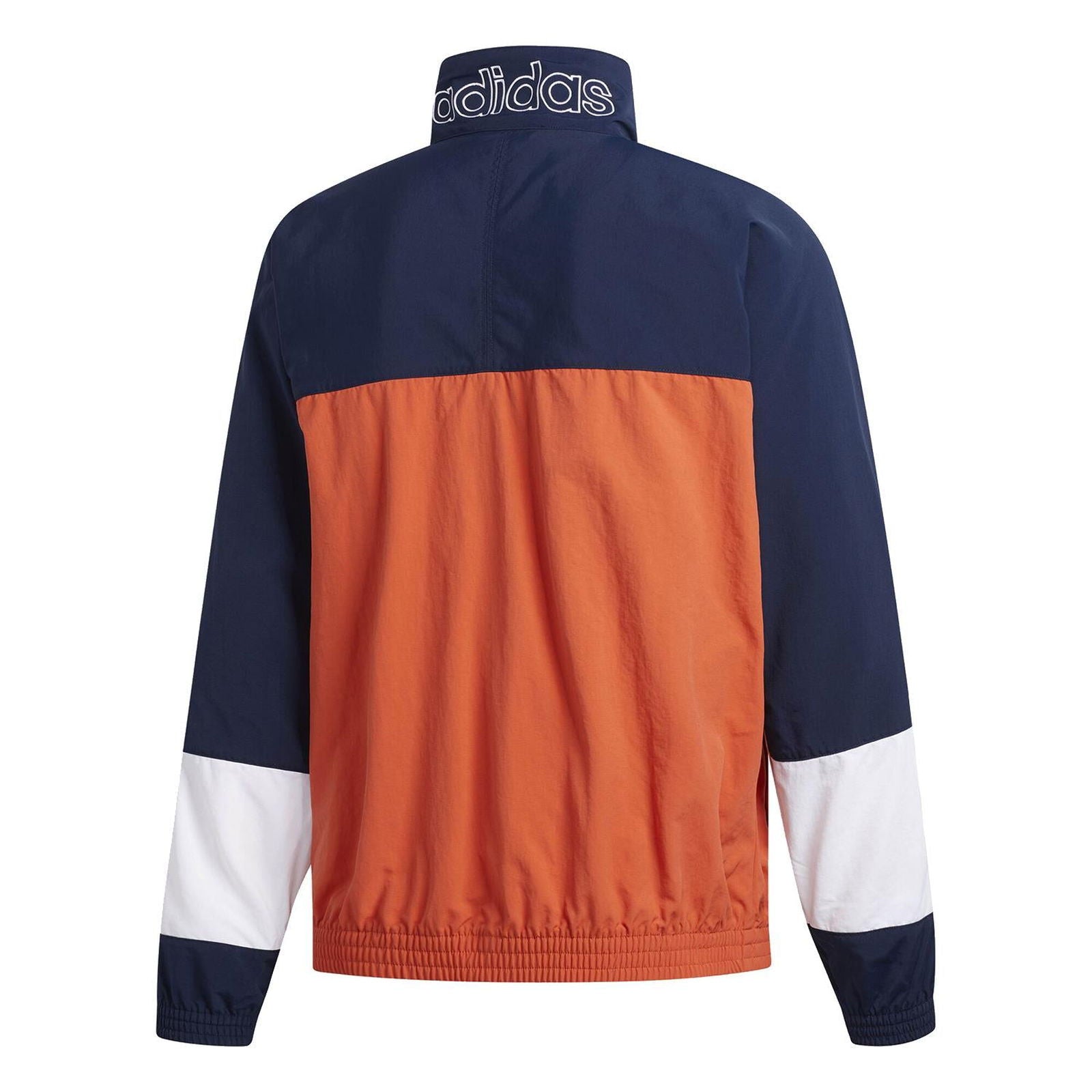 adidas Originals Blocked Warm Up Jacket Navy Orange ViaductClothing