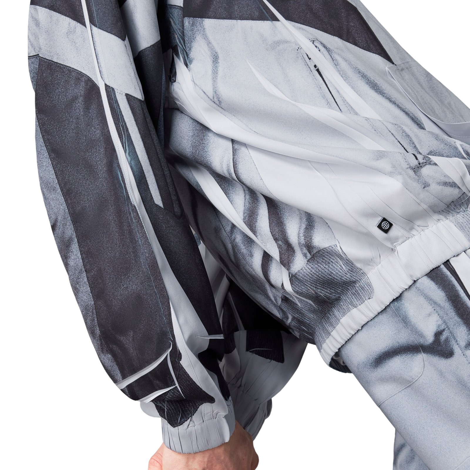 adidas Originals Blue Version Half-Zip Soccer Track Top - Grey - ViaductClothing -  -  