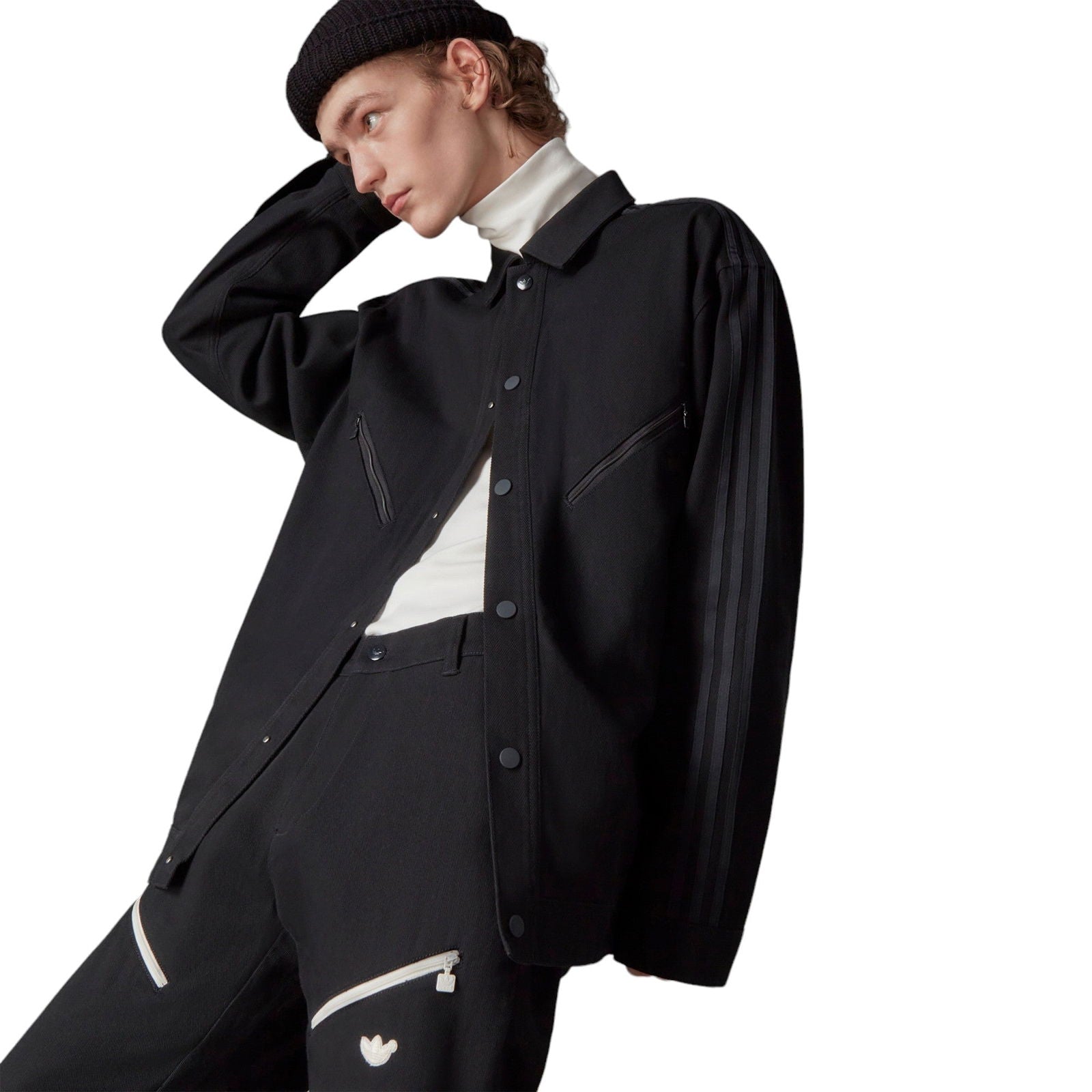 adidas Originals Blue Version Montreal Track Jacket - Black - ViaductClothing -  -  