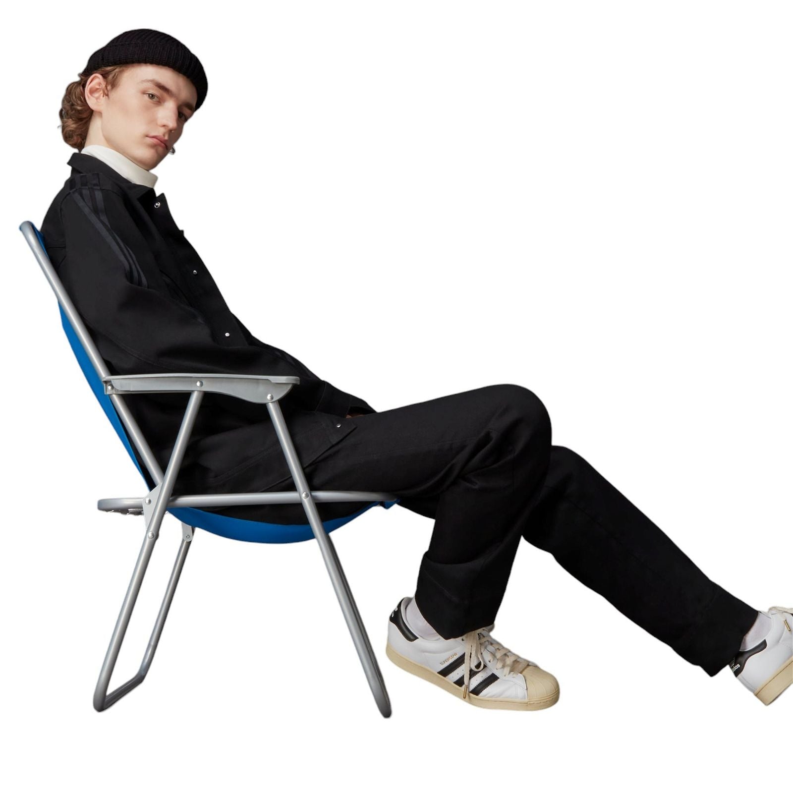 adidas Originals Blue Version Montreal Track Jacket - Black - ViaductClothing -  -  