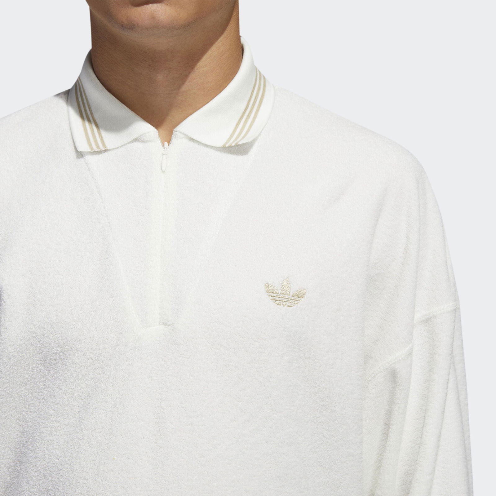 adidas Originals Bouclette Shirt - Off White - ViaductClothing -  -  