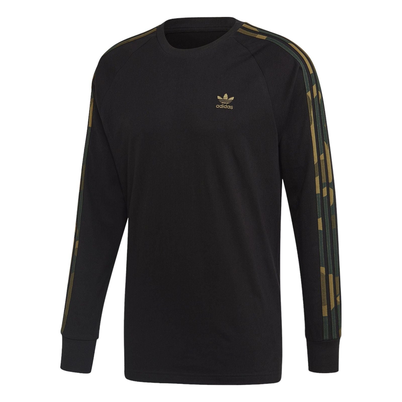 adidas Originals Camo Long Sleeve Tee - Black - ViaductClothing -  -  