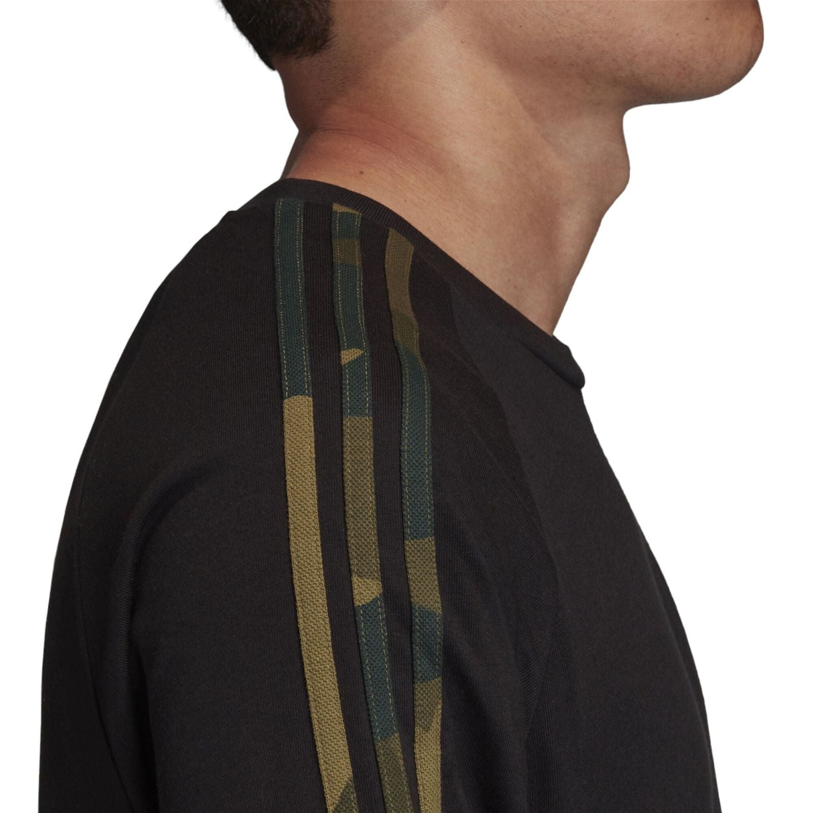 adidas Originals Camo Long Sleeve Tee - Black - ViaductClothing -  -  