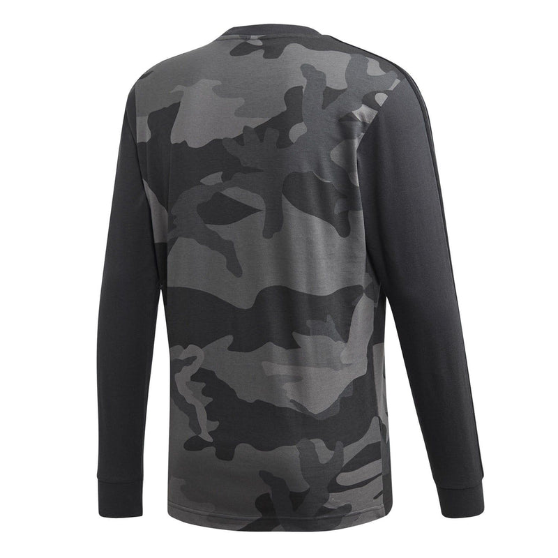 adidas Originals Camo Long Sleeved T Shirt - Black - ViaductClothing -  -  