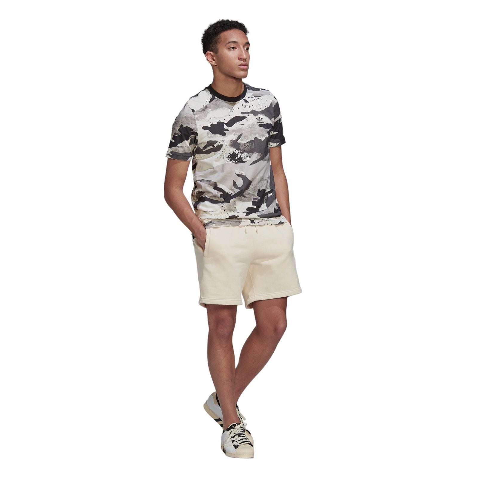 adidas Originals Camo Series Allover Print Tee - Grey - ViaductClothing -  -  