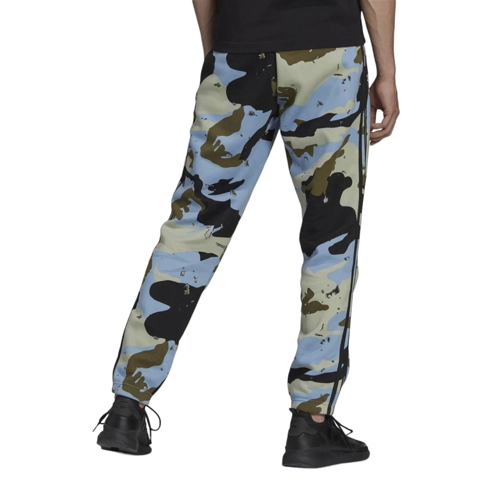 adidas Originals Camo Sweatpants Joggers Blue H13465 ViaductClothing