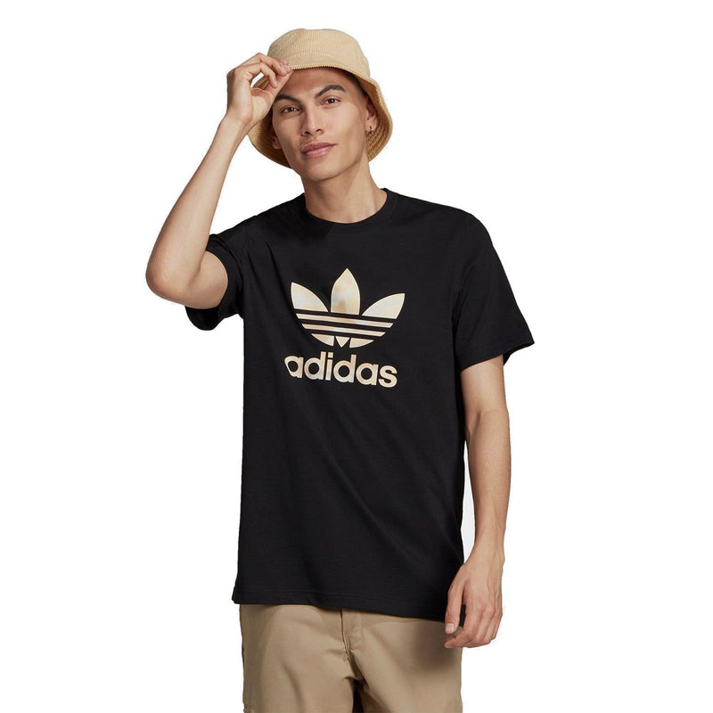adidas Originals Camo Trefoil T-Shirt - Black - ViaductClothing -  -  