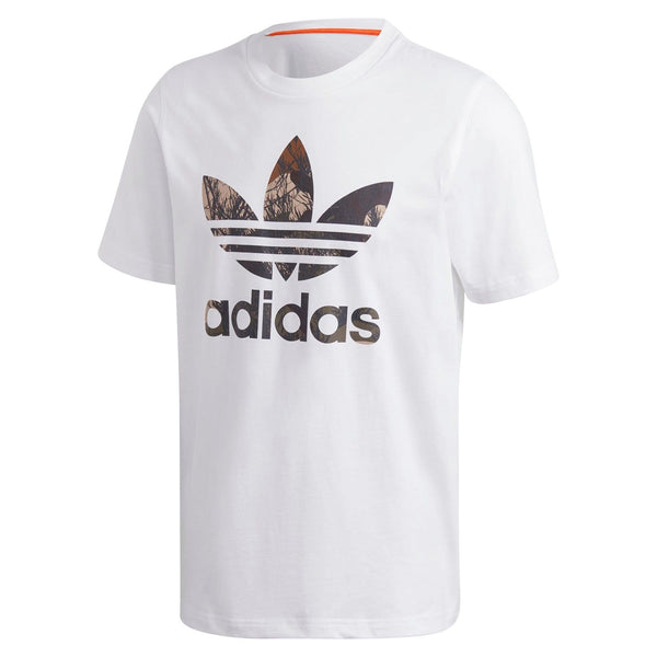 adidas Originals Camo Trefoil Tee White GD5949 ViaductClothing