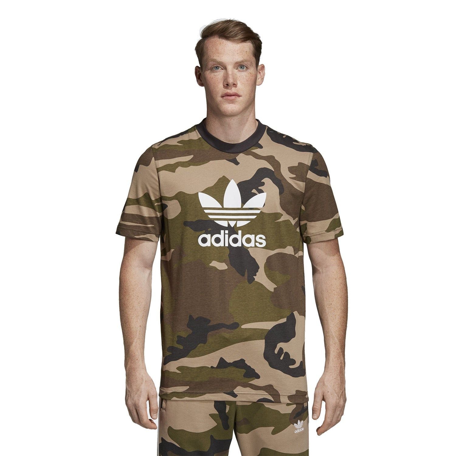 adidas Originals Camouflage Trefoil Tee - Camo - ViaductClothing -  -  