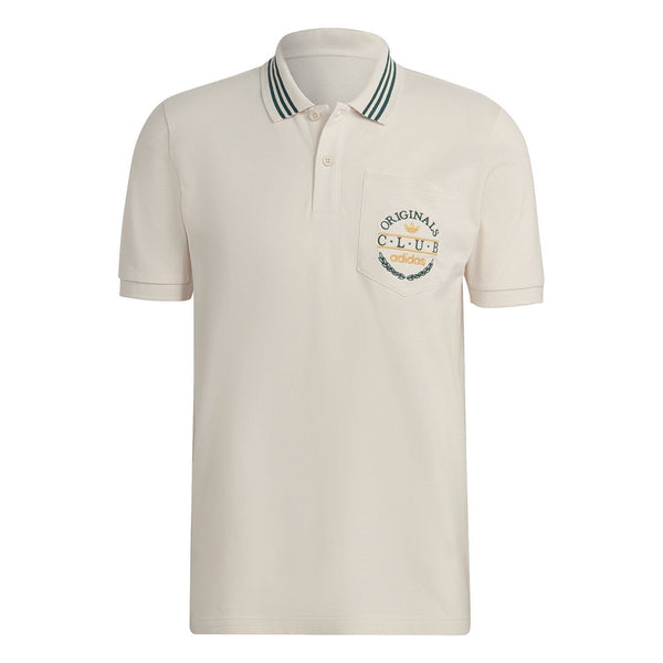 adidas Originals Club Pique Polo - Wonder White - ViaductClothing -  -  