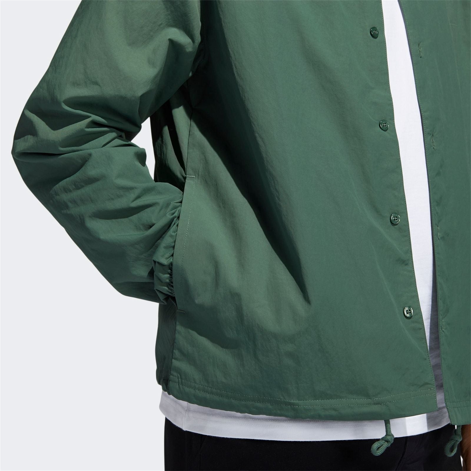adidas Originals Coach Shirt Jacket - Green - ViaductClothing -  -  