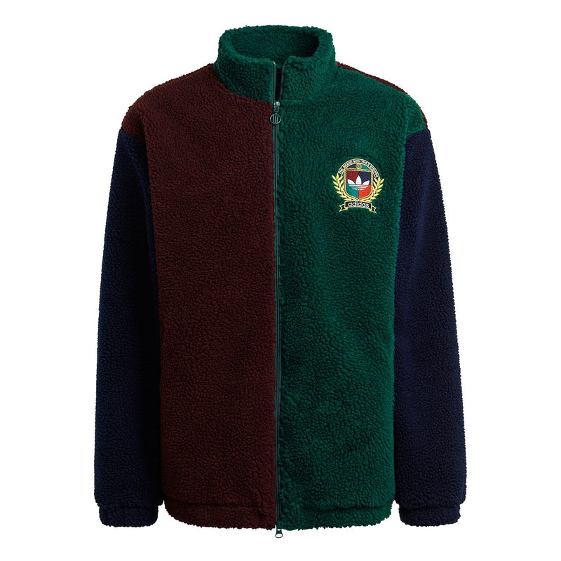 adidas Originals Collegiate Crest Fleece Jacket - Green - ViaductClothing -  -  
