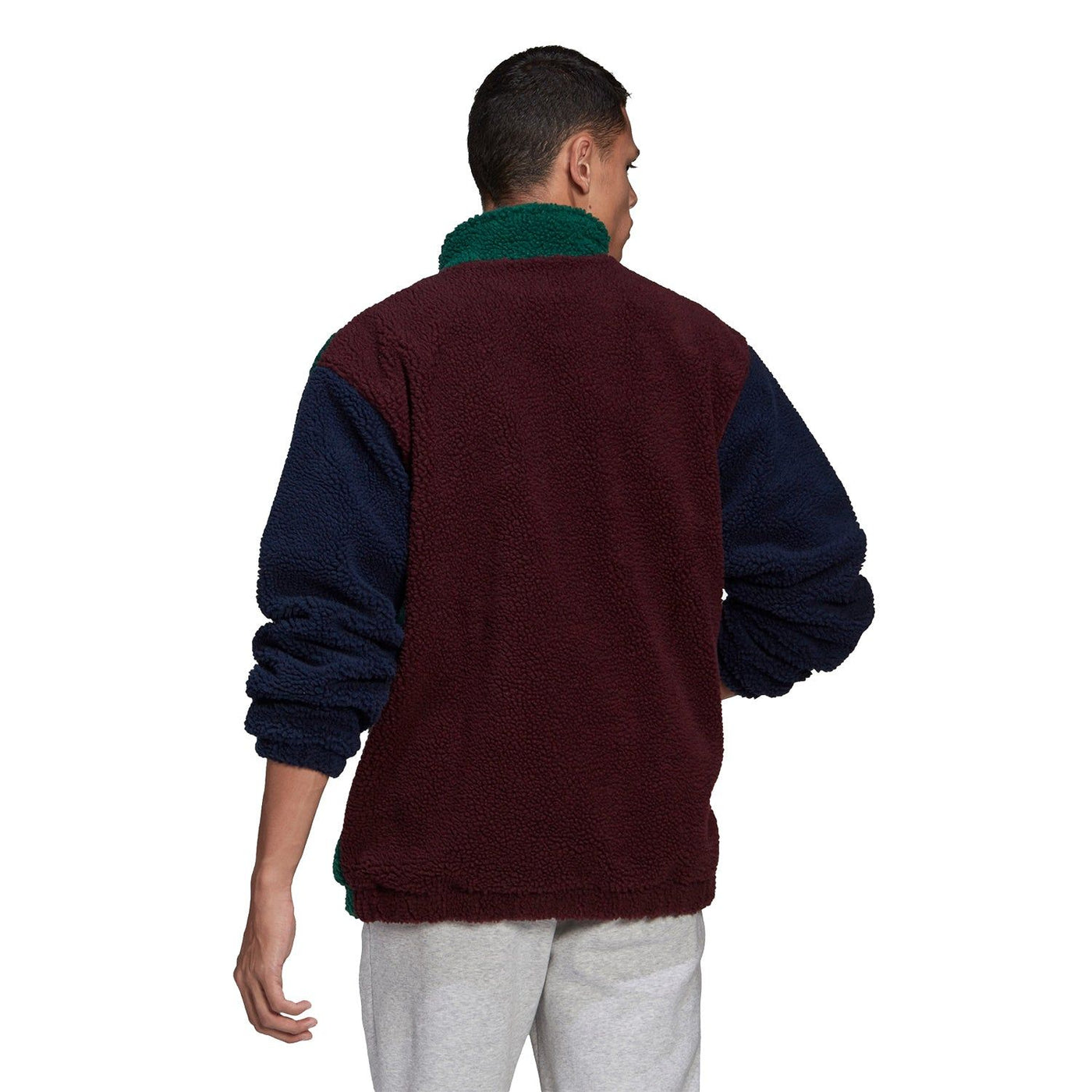 adidas Originals Collegiate Crest Fleece Jacket Green H32151 ViaductClothing