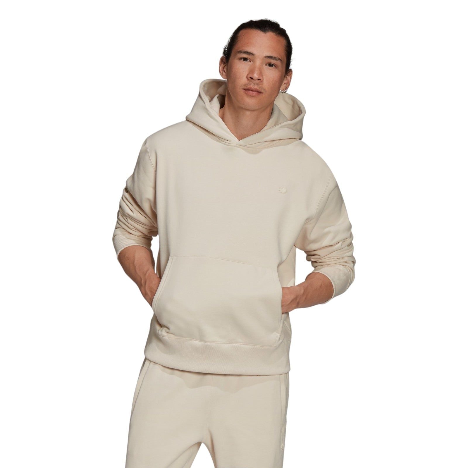adidas Originals Contempo Adicolor Trefoil Hoodie - White - ViaductClothing -  -  