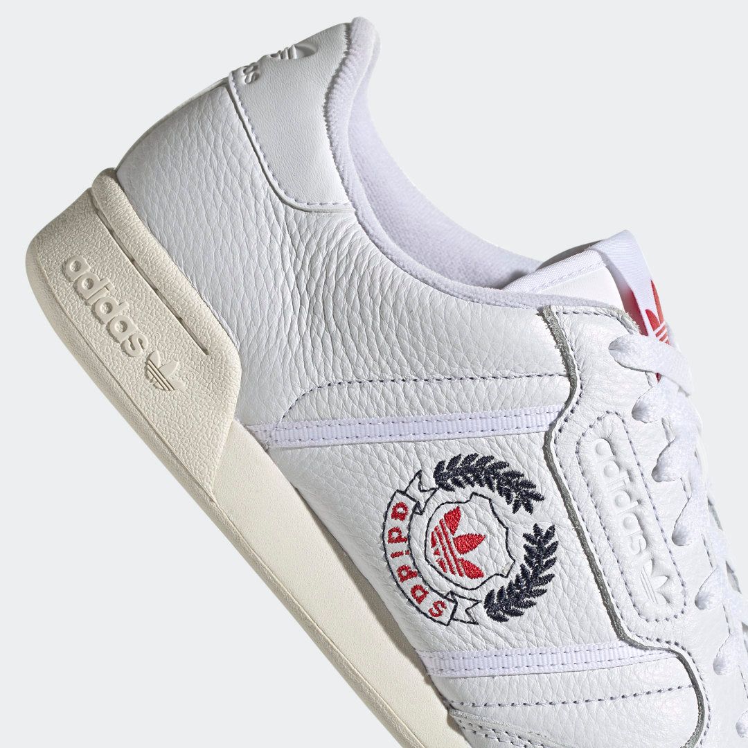 adidas Originals Continental 80 Shoes - White - ViaductClothing -  -  