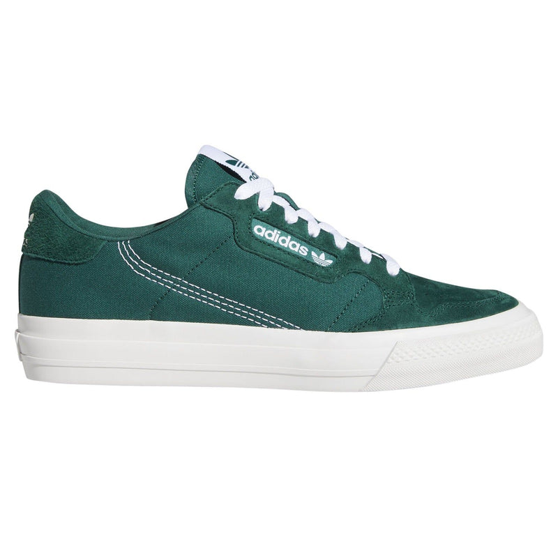 adidas Originals Continental Vulc Shoes - Collegiate Green - ViaductClothing -  -  