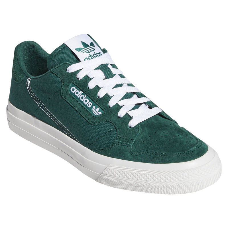 adidas Originals Continental Vulc Shoes - Collegiate Green - ViaductClothing -  -  