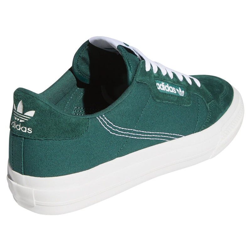 adidas Originals Continental Vulc Shoes - Collegiate Green - ViaductClothing -  -  