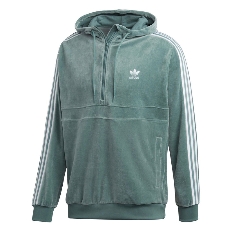 Adidas cozy half zip vapour steel clearance