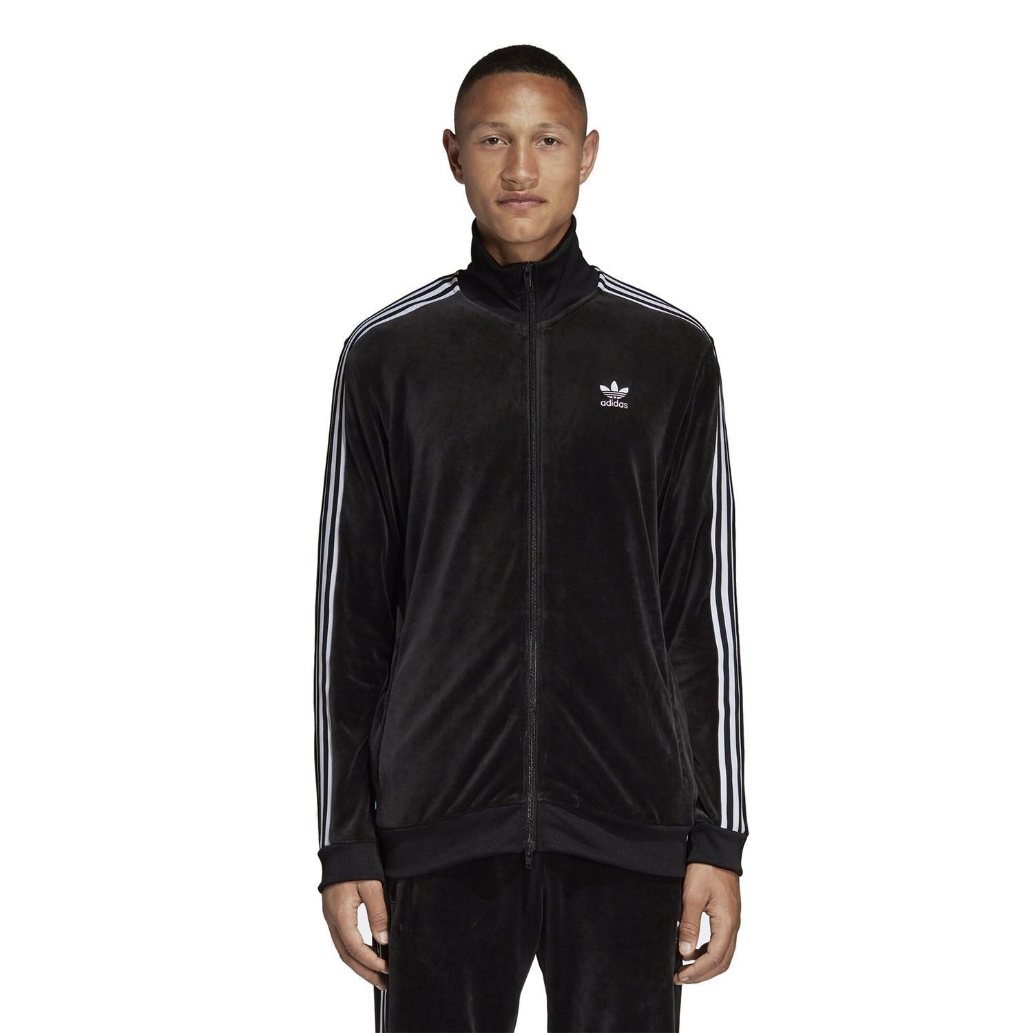 adidas Originals Cozy Track Top - Black - ViaductClothing -  -  