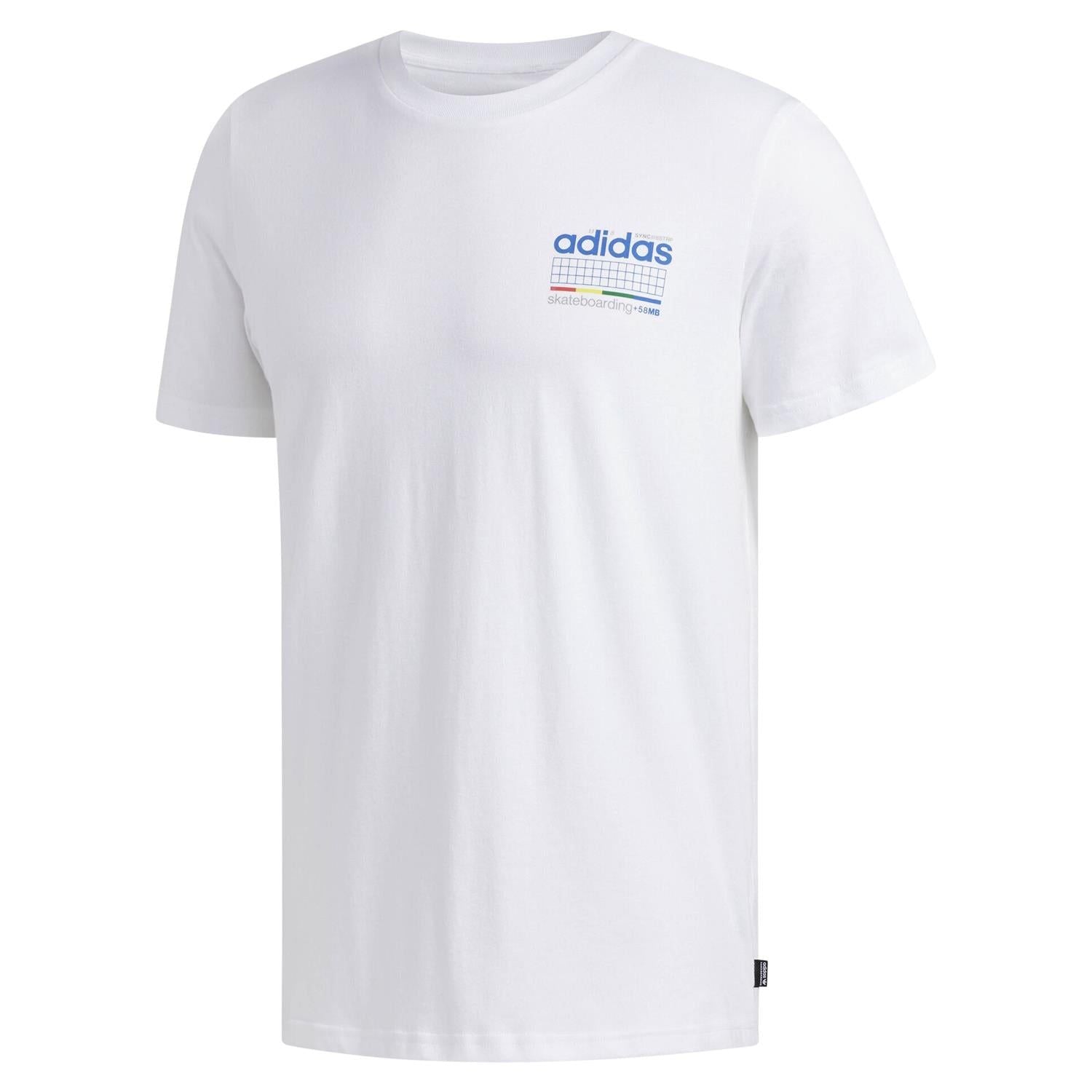 adidas Originals Dodson T Shirt - White - ViaductClothing -  -  