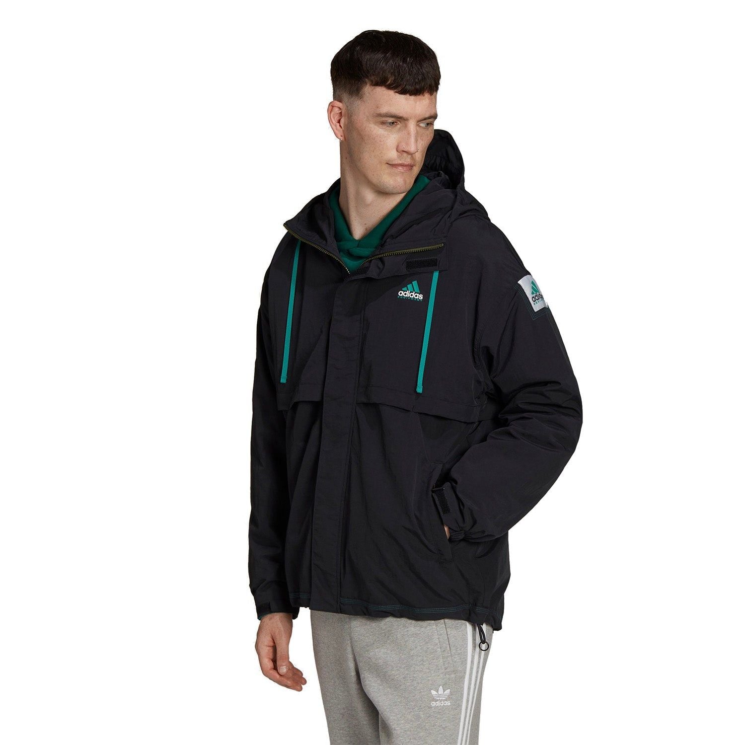 adidas Originals EQT 90s Archive Windbreaker - Black - ViaductClothing -  -  