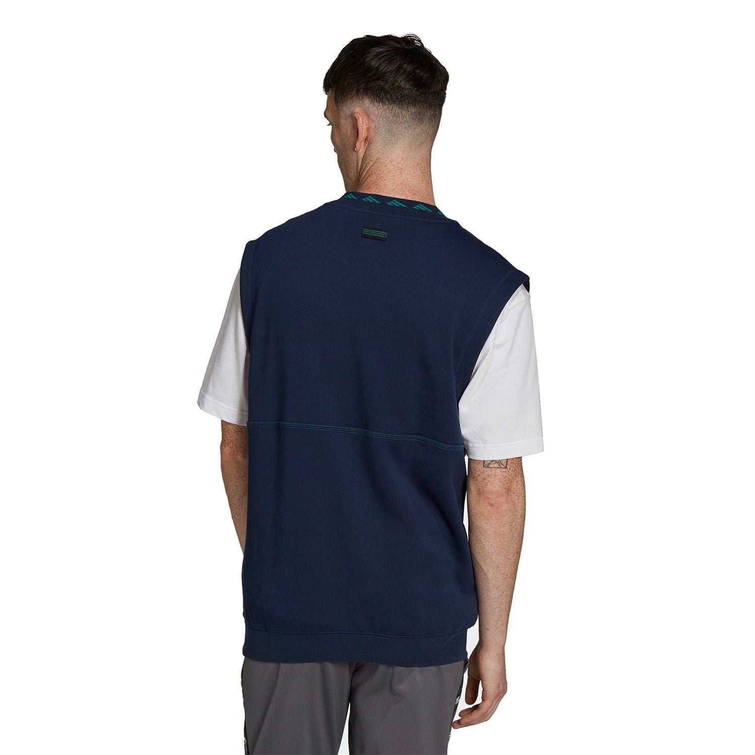 adidas Originals EQT Equipment Vest Sweater - Navy - ViaductClothing -  -  