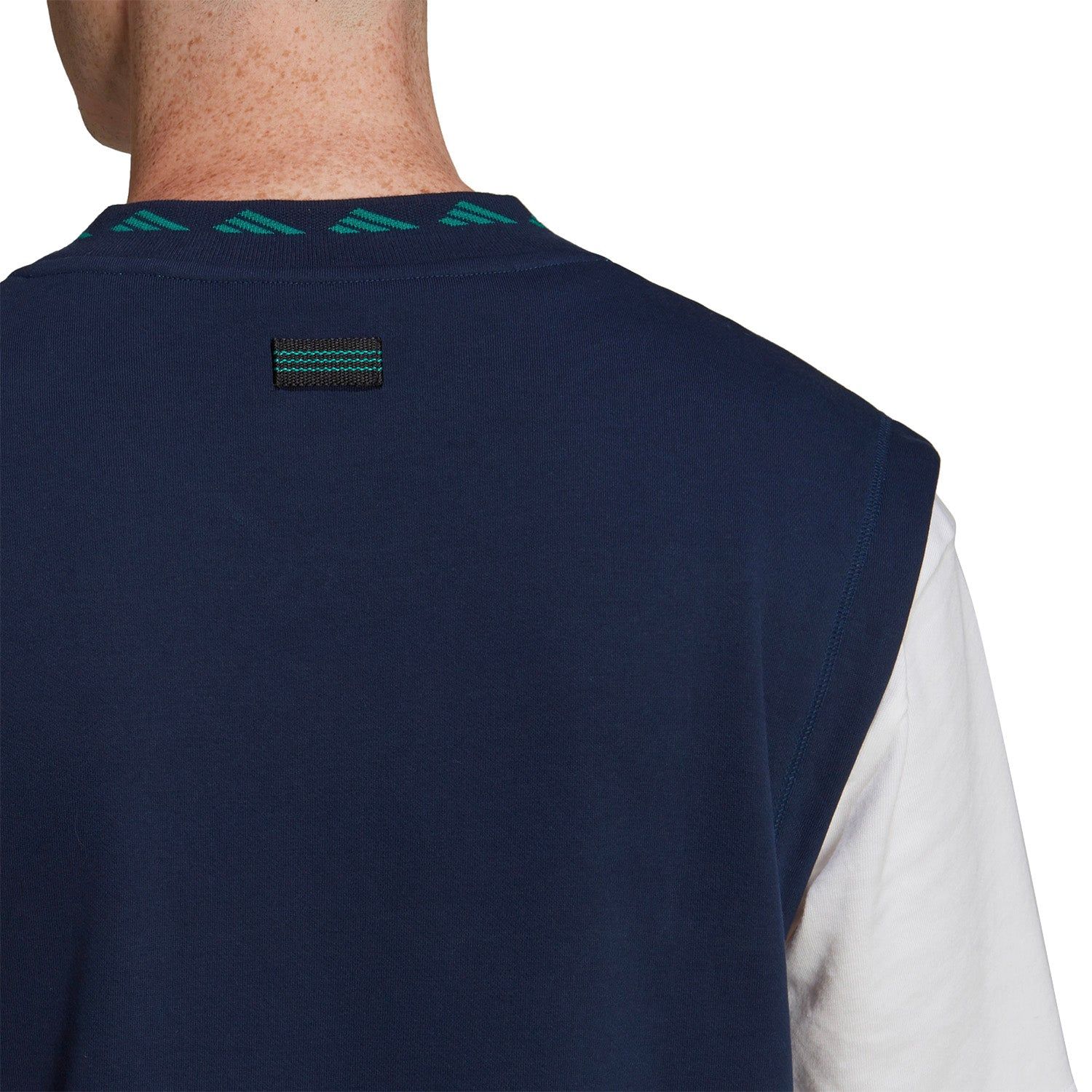 adidas Originals EQT Equipment Vest Sweater - Navy - ViaductClothing -  -  