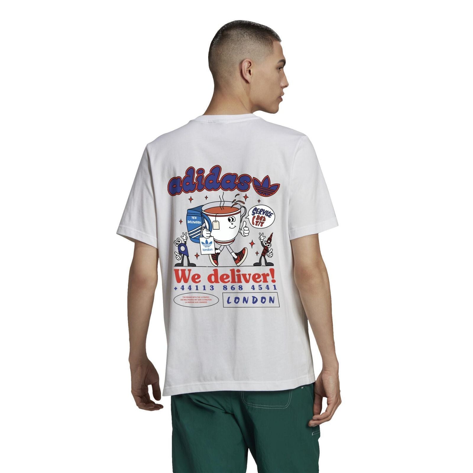 adidas Originals FITC London T-Shirt - White - ViaductClothing -  -  