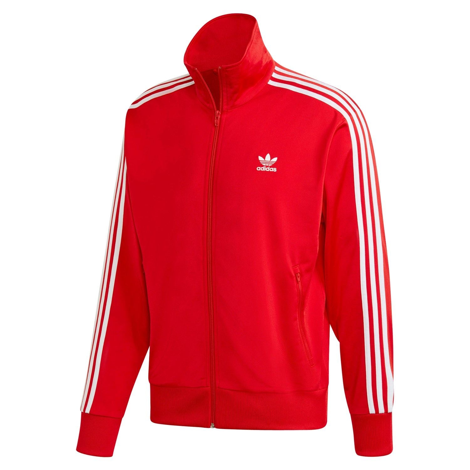 adidas Originals Firebird Track Jacket - Red - ViaductClothing -  -  