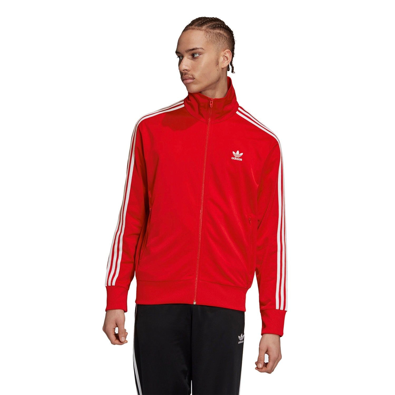 adidas Originals Firebird Track Jacket - Red - ViaductClothing -  -  