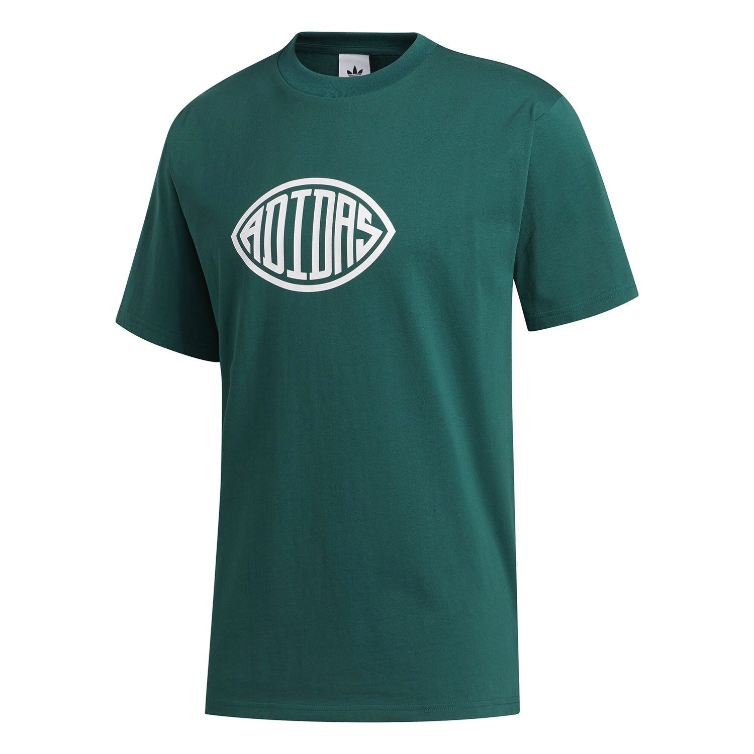 adidas Originals Football Logo T Shirt - Green - ViaductClothing -  -  