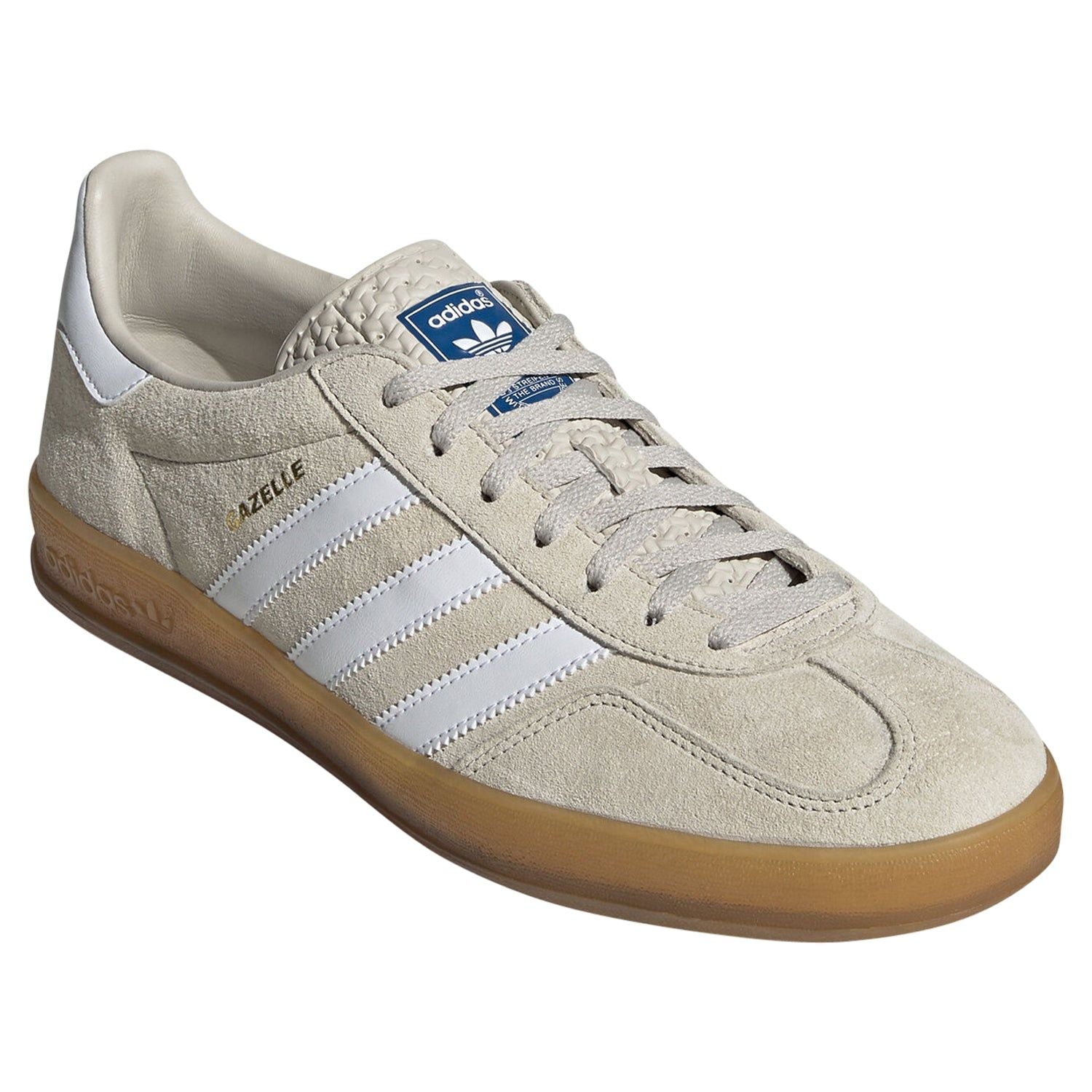 adidas Originals Gazelle Indoor Trainers - Beige - ViaductClothing -  -  