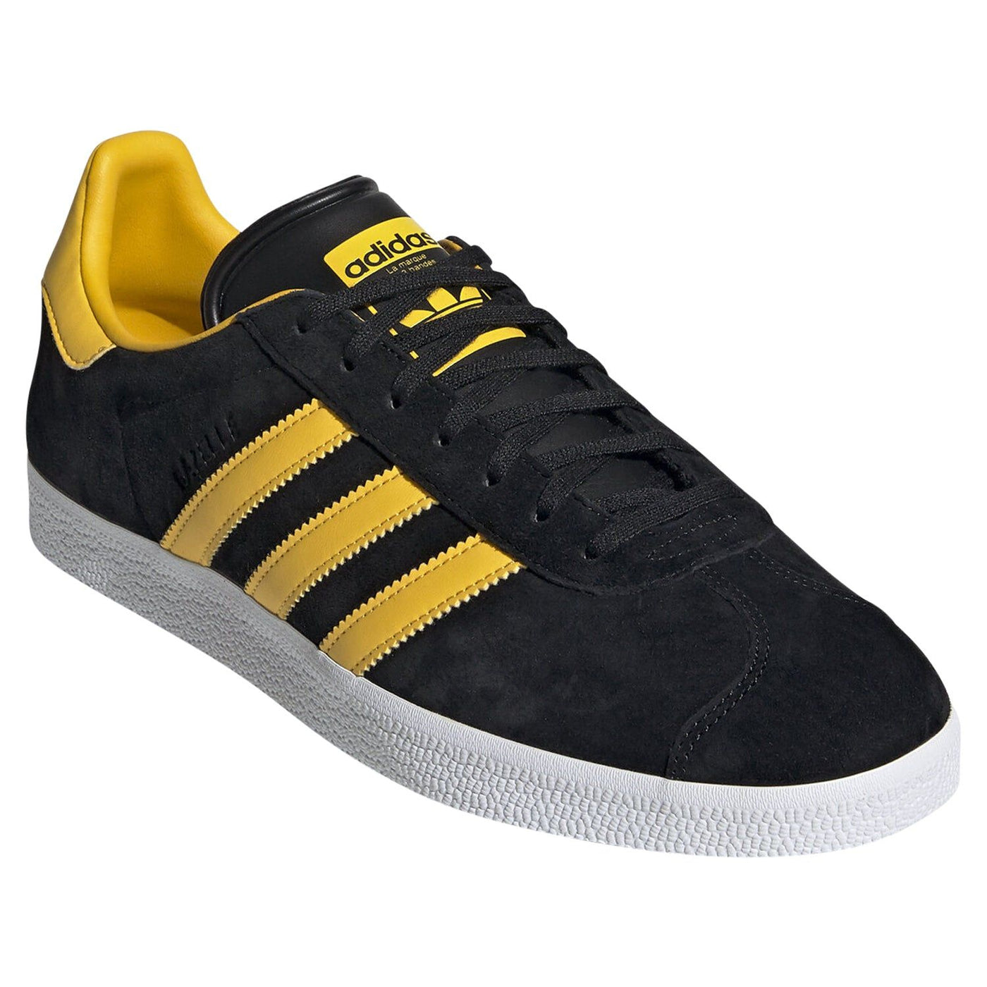 adidas Originals Gazelle Shoes Core Black Bold Gold FV3264 ViaductClothing