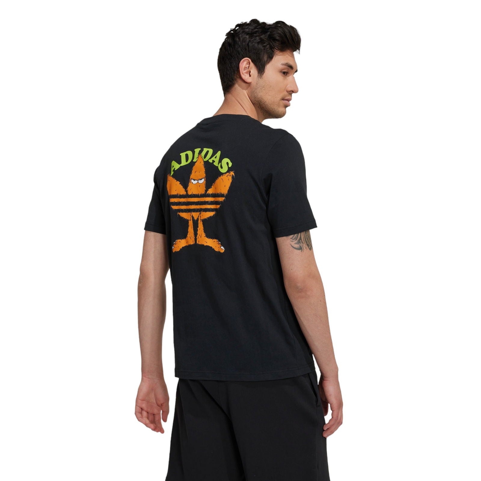 adidas Originals Graphic Fun Trefoil T-Shirt - Black - ViaductClothing -  -  