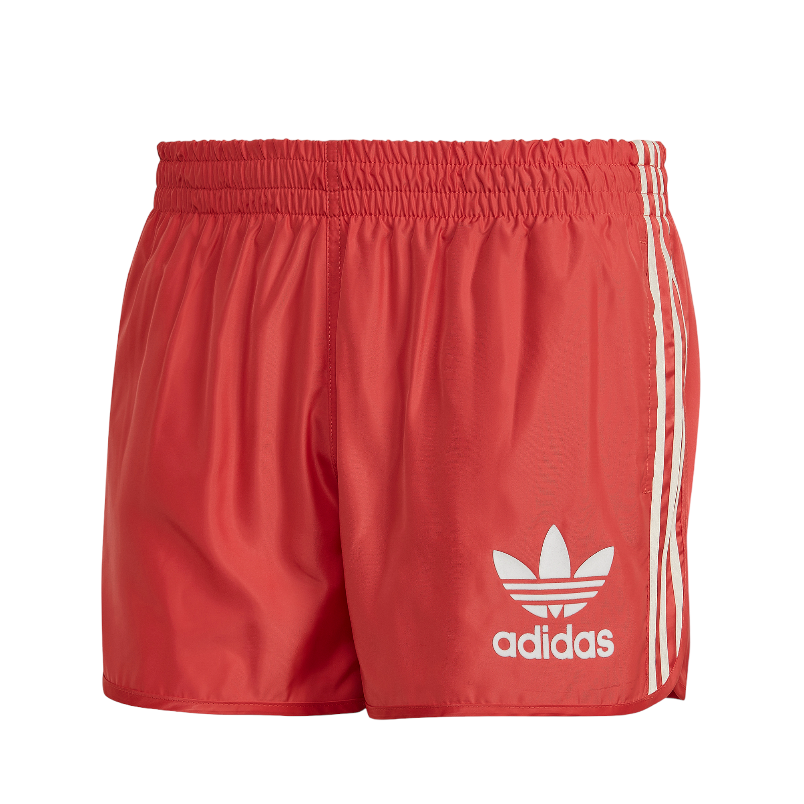 adidas Originals Graphic Mellow Ride Club Satin Retro Shorts - Red - ViaductClothing -  -  