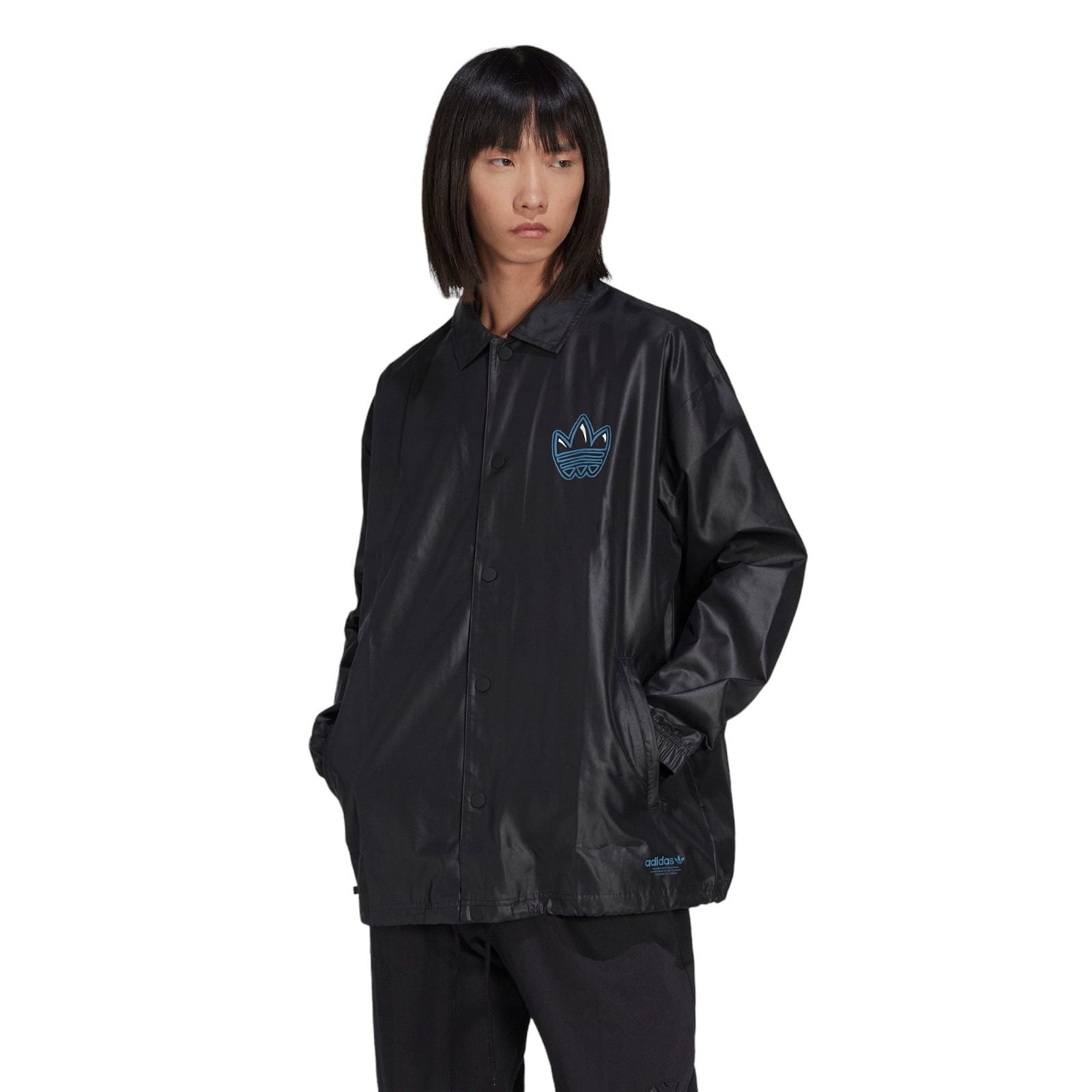 adidas Originals Graphics Campus Coach Jacket - Black - ViaductClothing -  -  