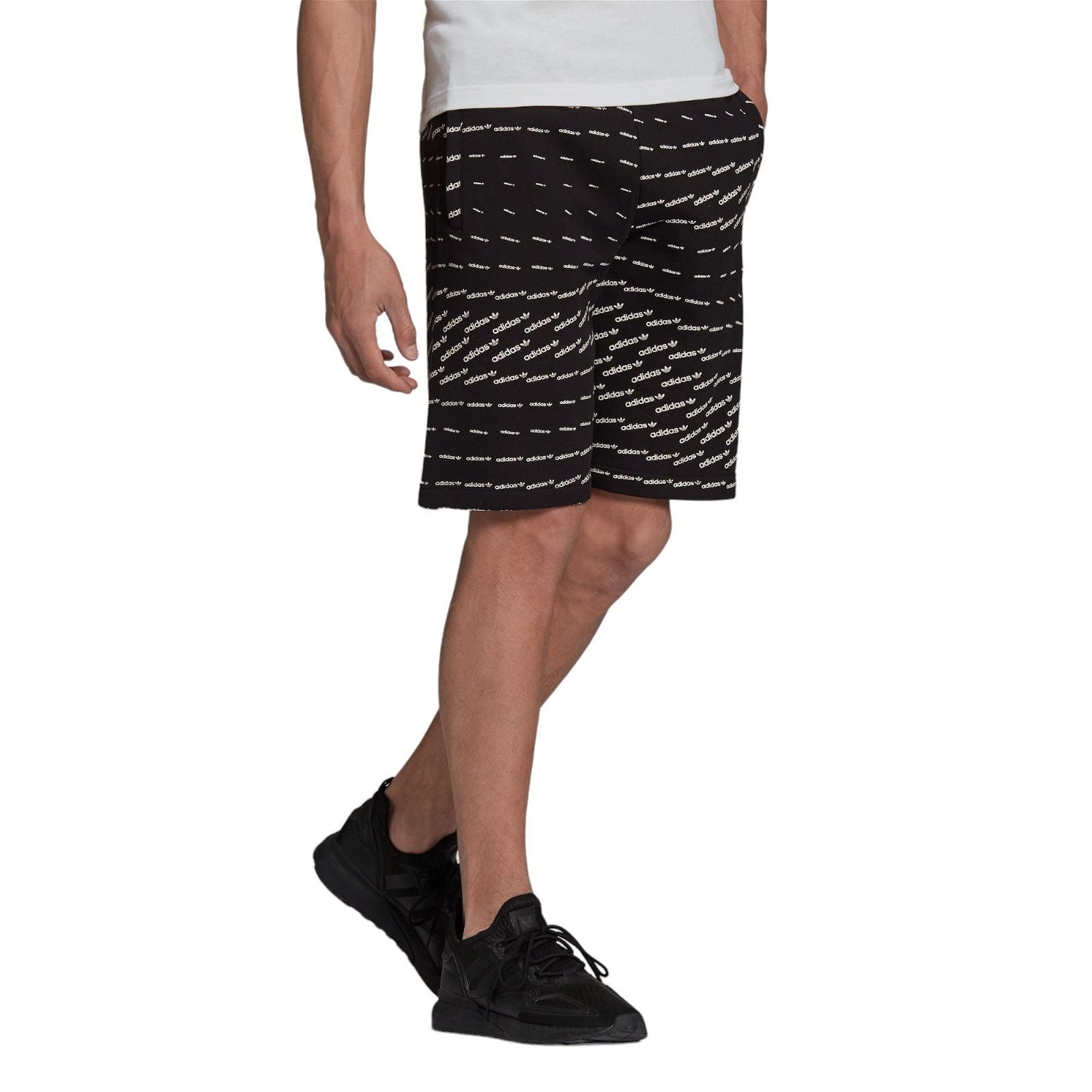 adidas Originals Graphics Monogram Shorts - Black - ViaductClothing -  -  