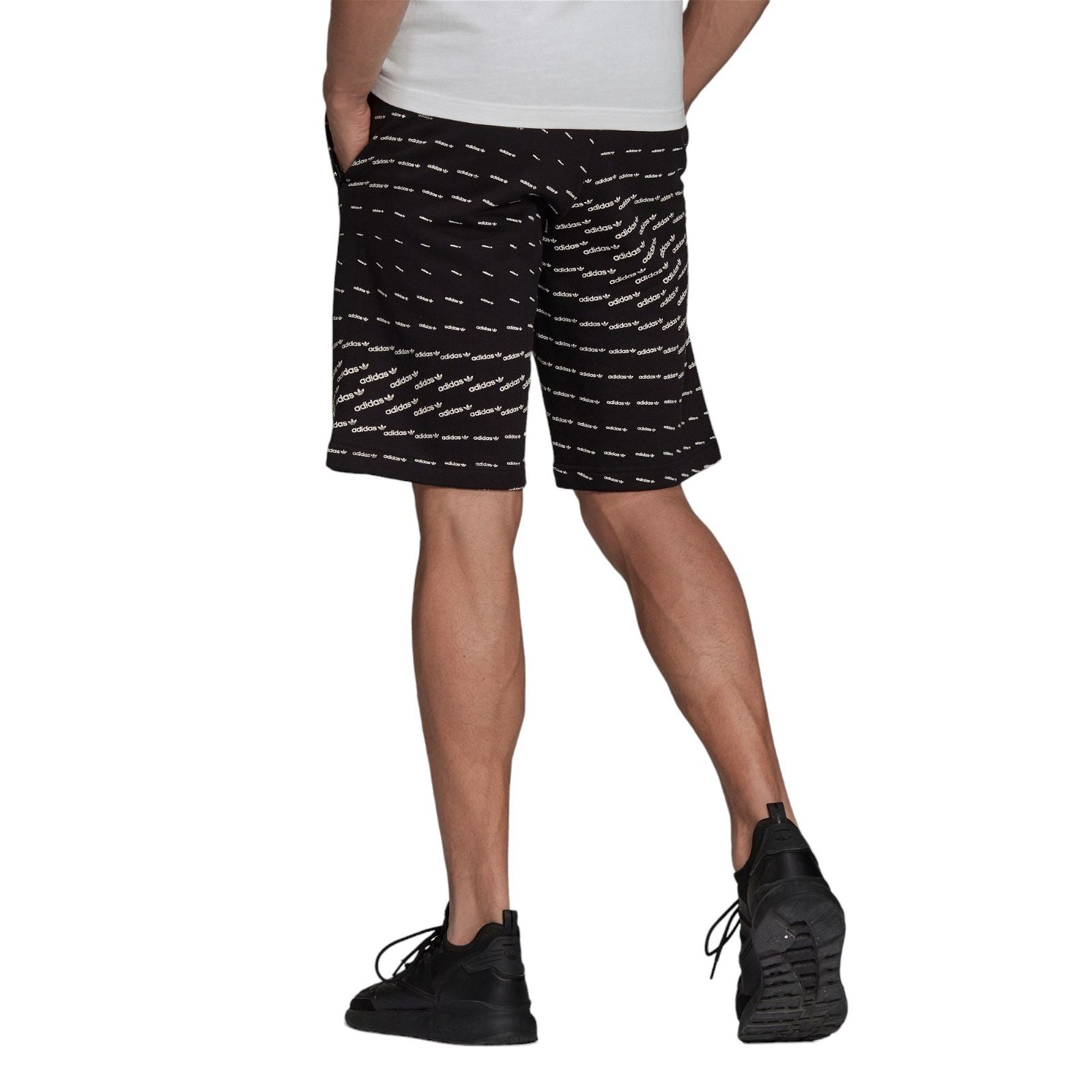 adidas Originals Graphics Monogram Shorts - Black - ViaductClothing -  -  