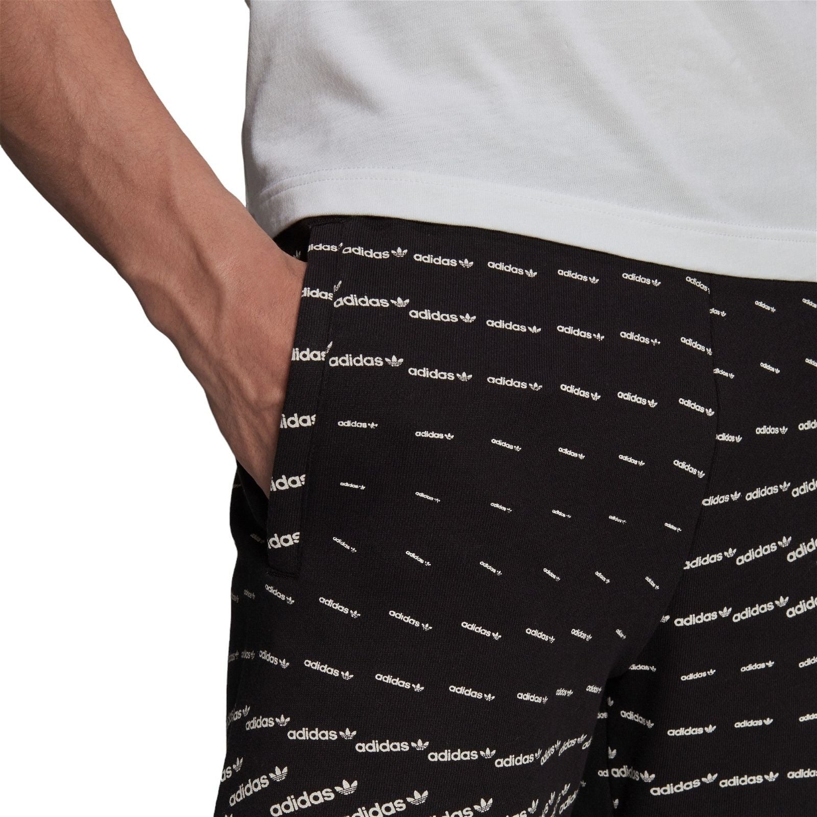 adidas Originals Graphics Monogram Shorts - Black - ViaductClothing -  -  