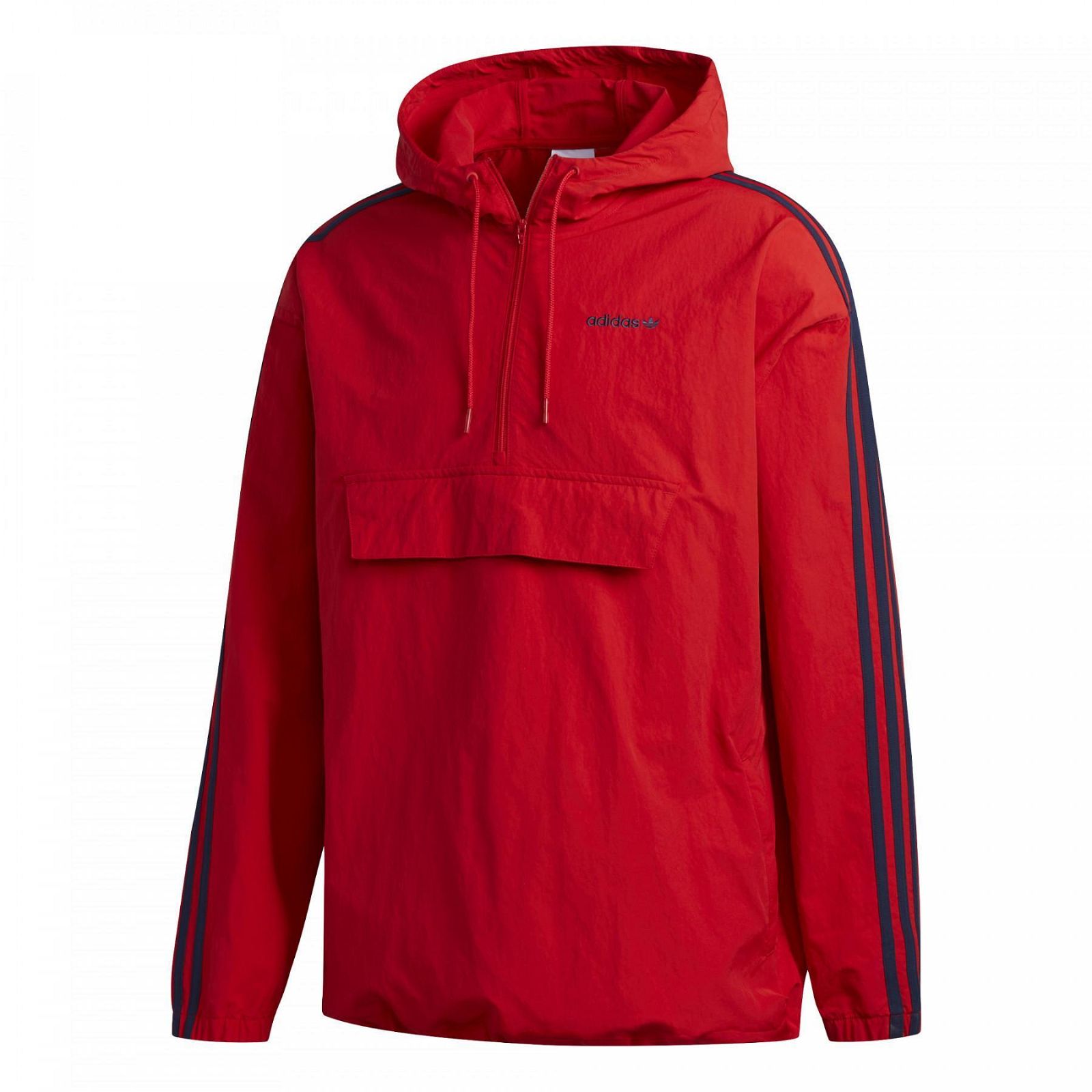 adidas Originals Half Zip Anorak - Red - ViaductClothing -  -  