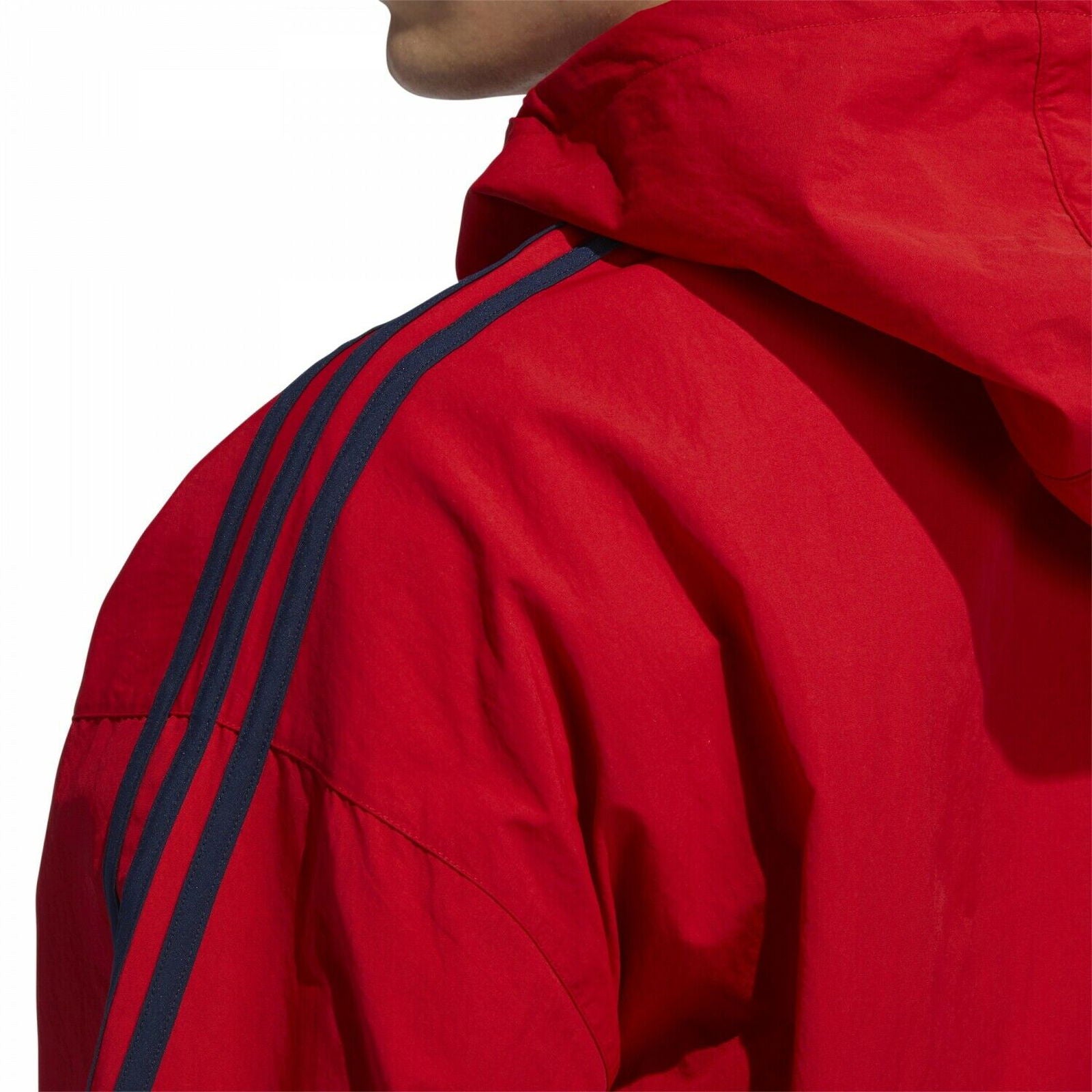 adidas Originals Half Zip Anorak - Red - ViaductClothing -  -  