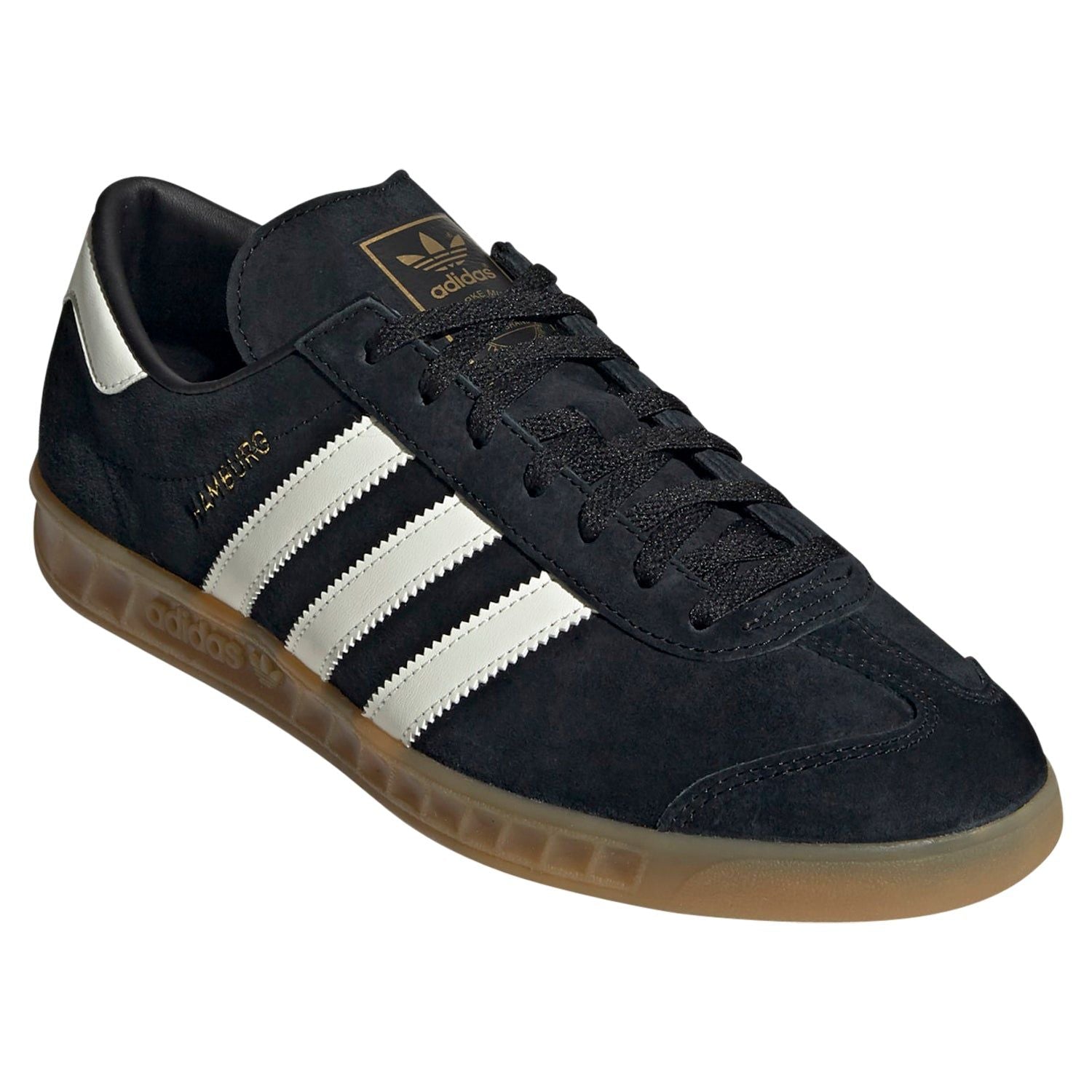 adidas Originals Hamburg Shoes - Black - ViaductClothing -  -  
