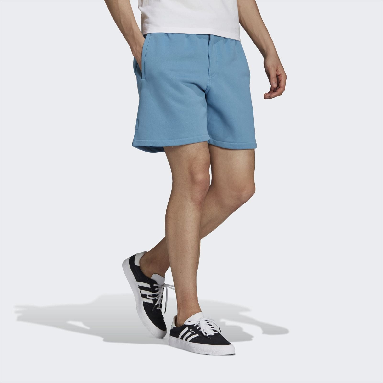adidas Originals Heavyweight Shmoofoil Shorts - Blue - ViaductClothing -  -  