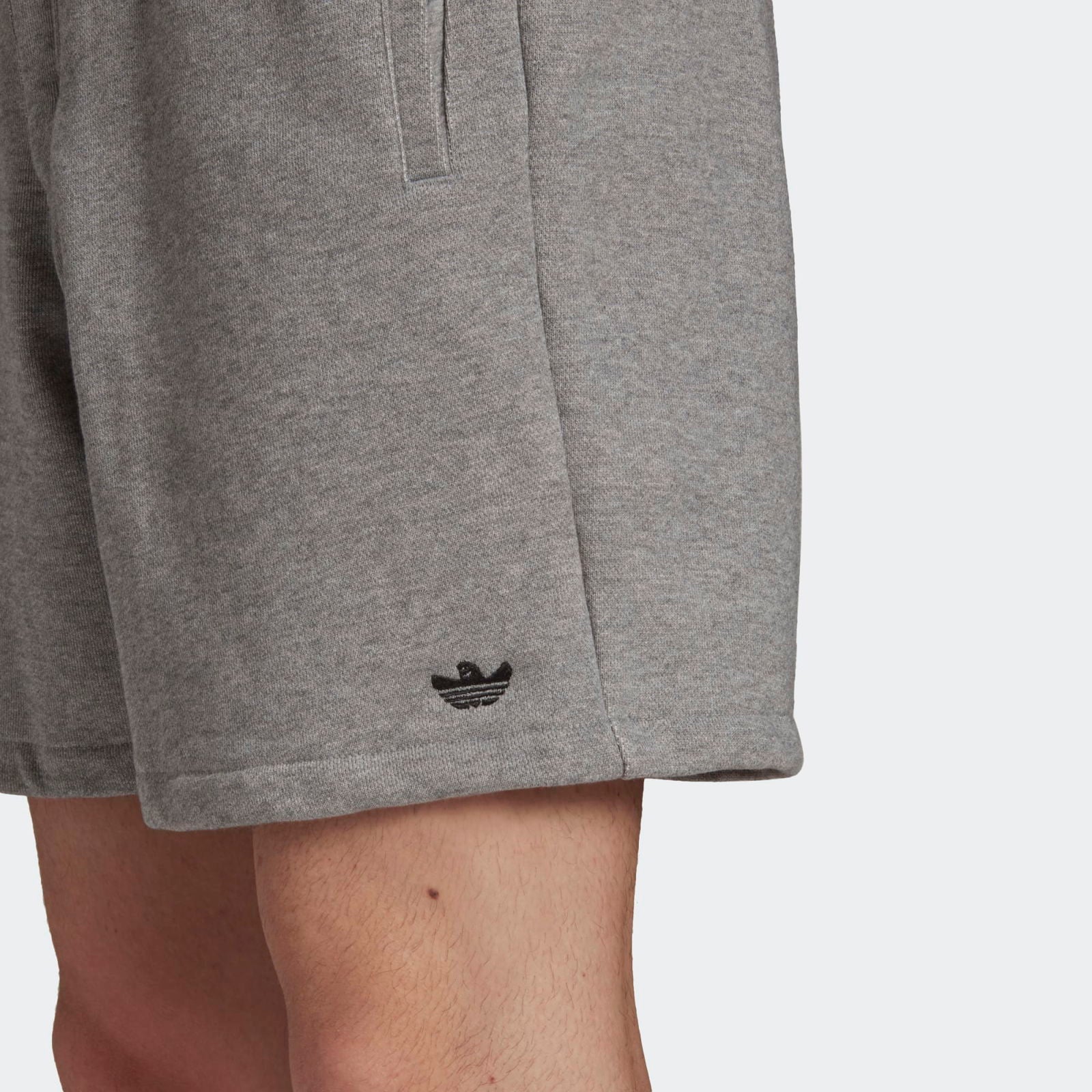 adidas Originals Heavyweight Shmoofoil Shorts - Grey - ViaductClothing -  -  