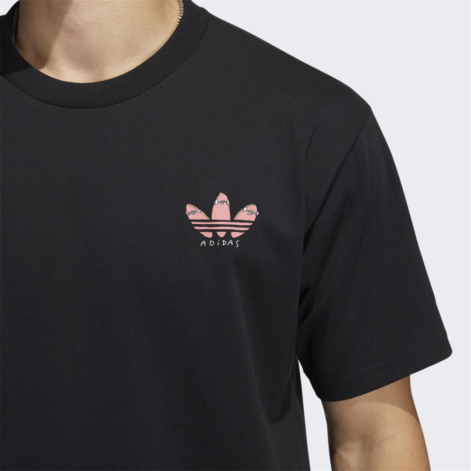 adidas Originals Henry Jones Push Tee - Black - ViaductClothing -  -  