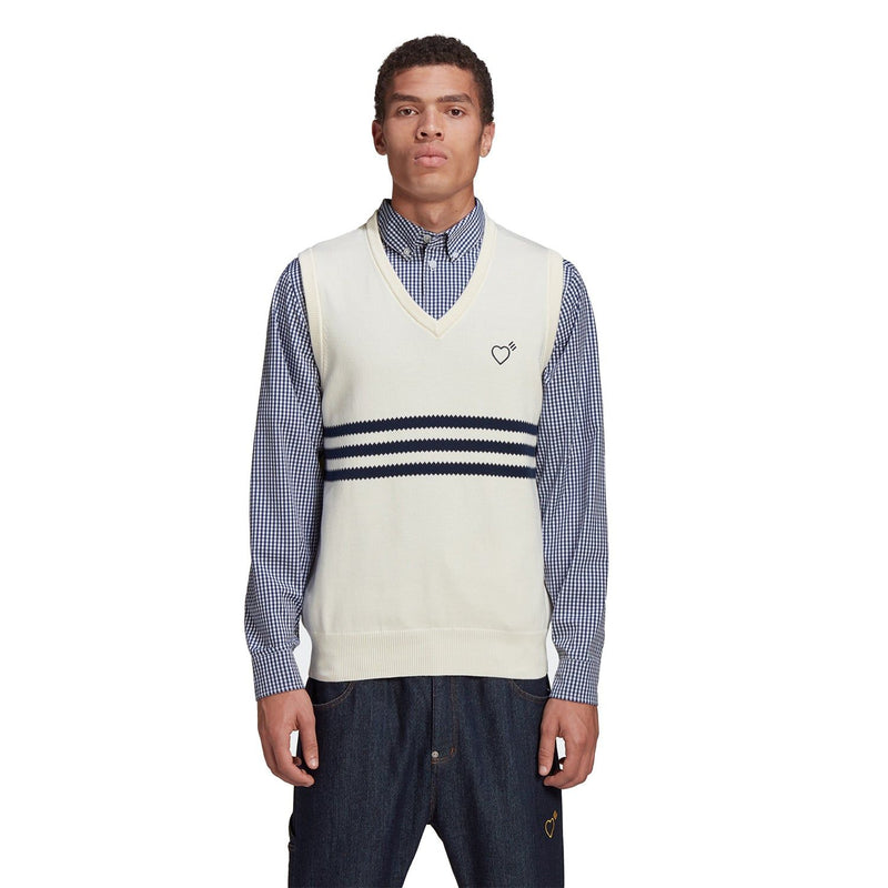 adidas Originals Human Made Knit Vest - White - GM4631