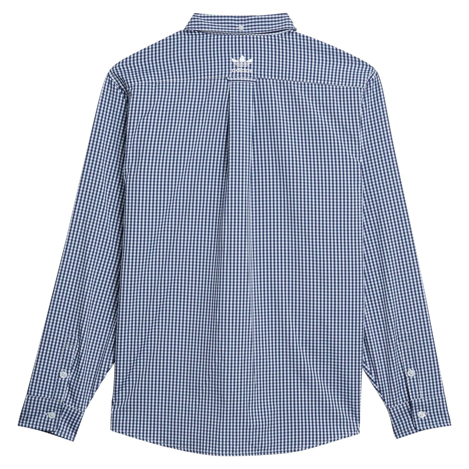 adidas Originals Human Made Long Sleeved Shirt - Blue - ViaductClothing -  -  
