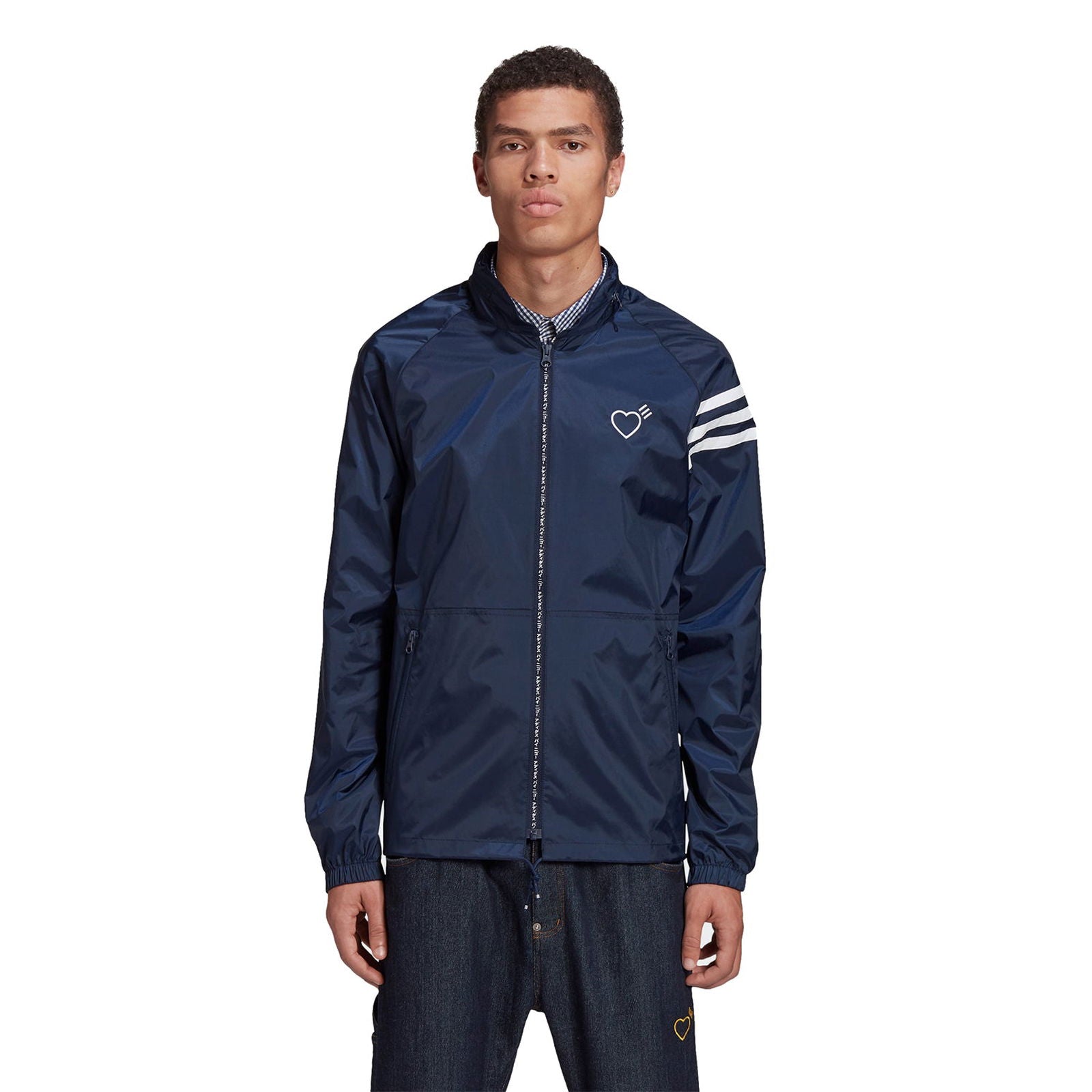 adidas Originals Human Made Windbreaker - Blue - ViaductClothing -  -  